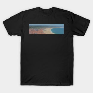 Panoramic View of Portugal Beach T-Shirt